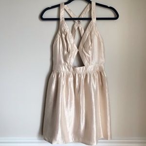 NWT Urban Outfitters Silence + Noise Champagne Dress